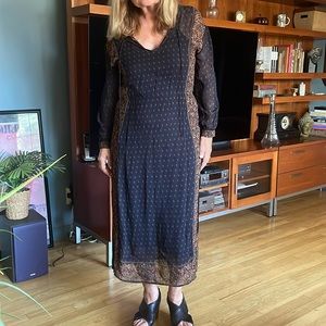 LUCKY BRAND PAISLEY TUNIC DRESS